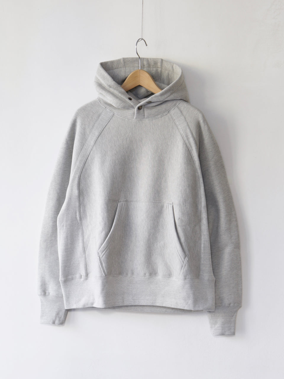 Raglan Hoodie - CP heavy fleece｜H.Grey – everly