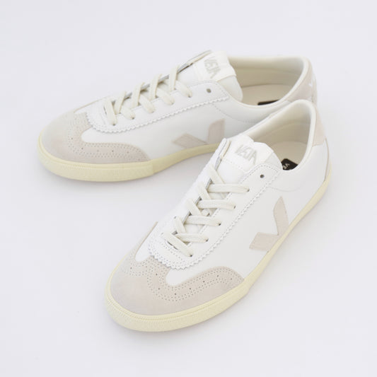 Volley Leather|White Natural