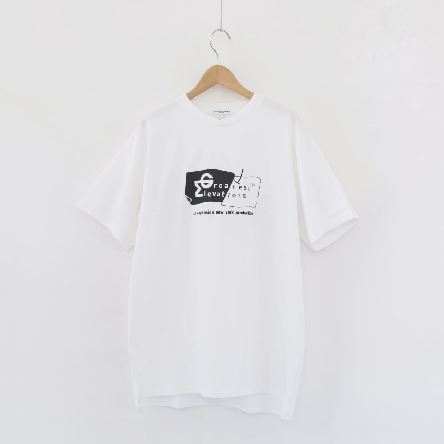 ENGINEERED GARMENTS × EXP Greatest Elevations Tee｜White