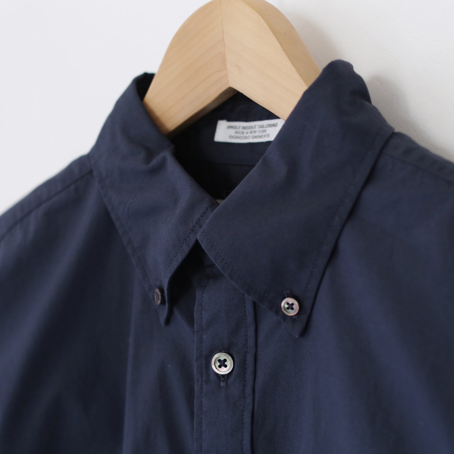 19 Century BD Shirt - Cotton Broad Cloth｜Dk.Navy
