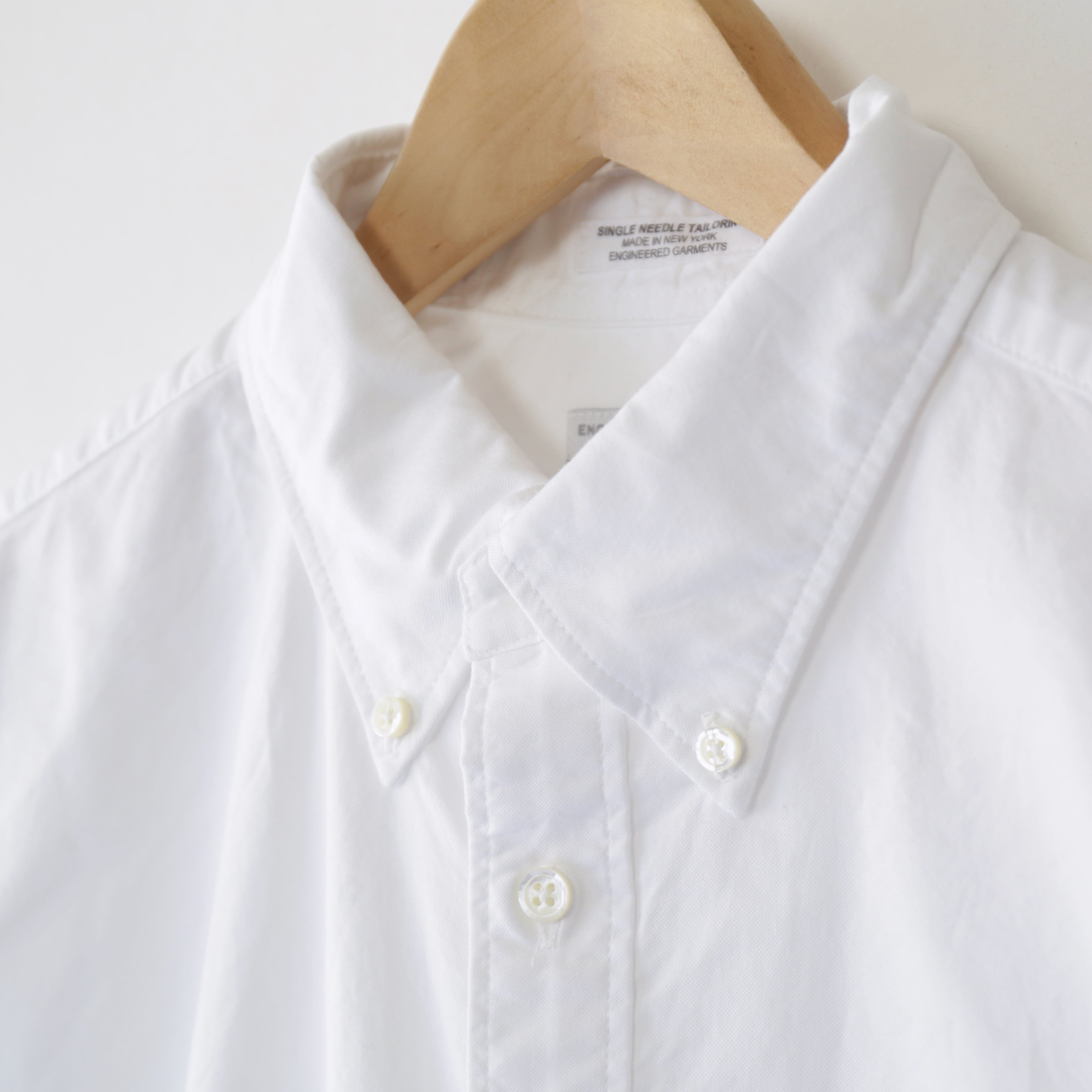 19 Century BD shirt - Cotton Oxford｜White – everly