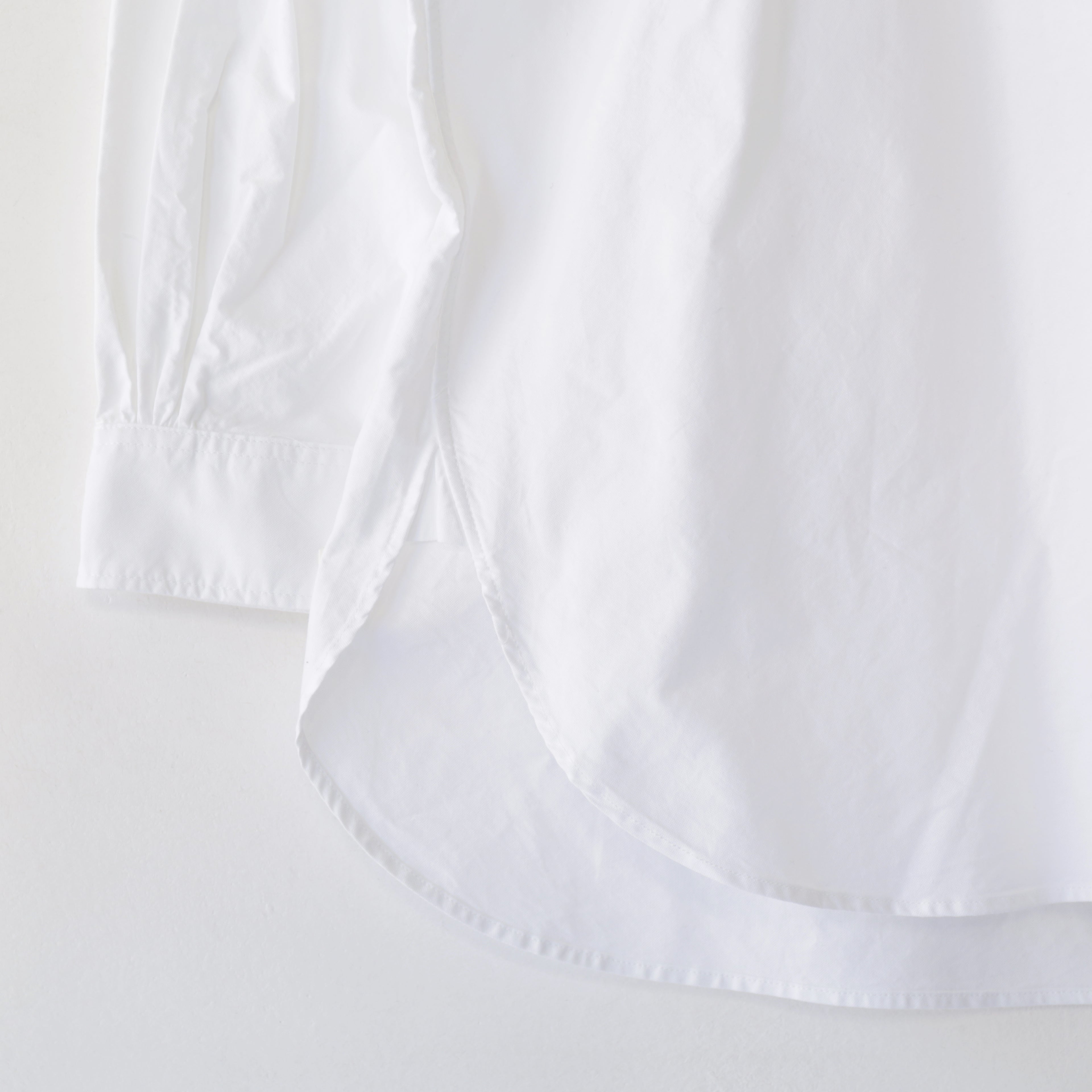 19 Century BD shirt - Cotton Oxford｜White – everly