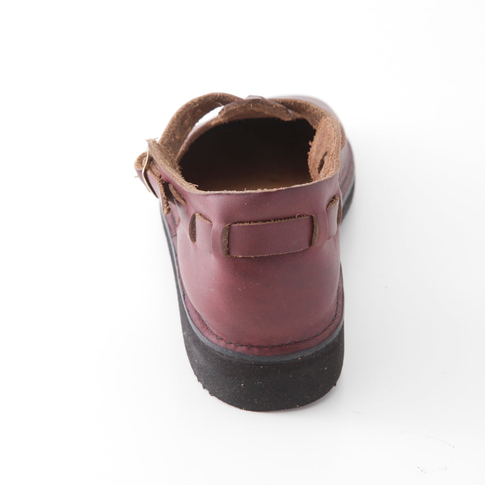 T-Strap (West Indian) Lady's Size Only｜Burgundy