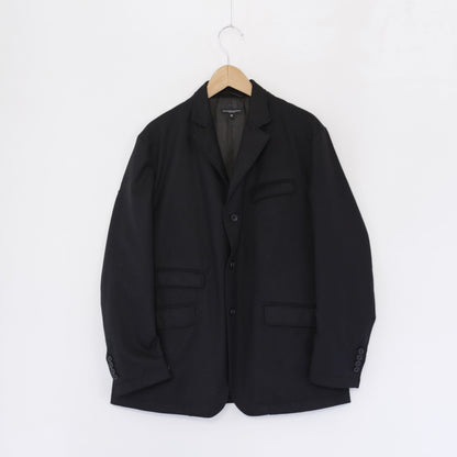 Andover Jacket - Hight Count Worsted Wool｜Black