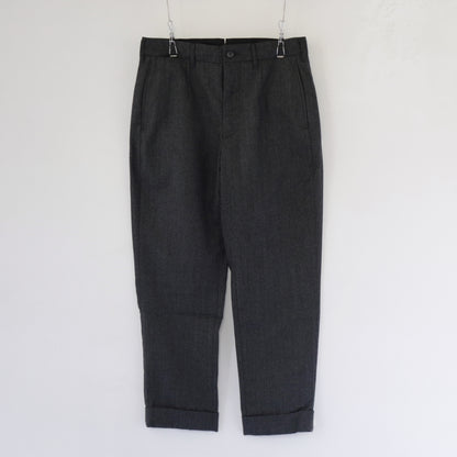 Andover Pant - Highcount Worsted Wool｜Charcoal