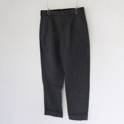 Andover Pant - Highcount Worsted Wool｜Charcoal