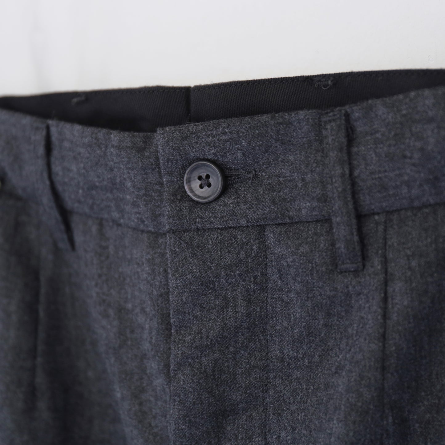 Andover Pant - Highcount Worsted Wool｜Charcoal