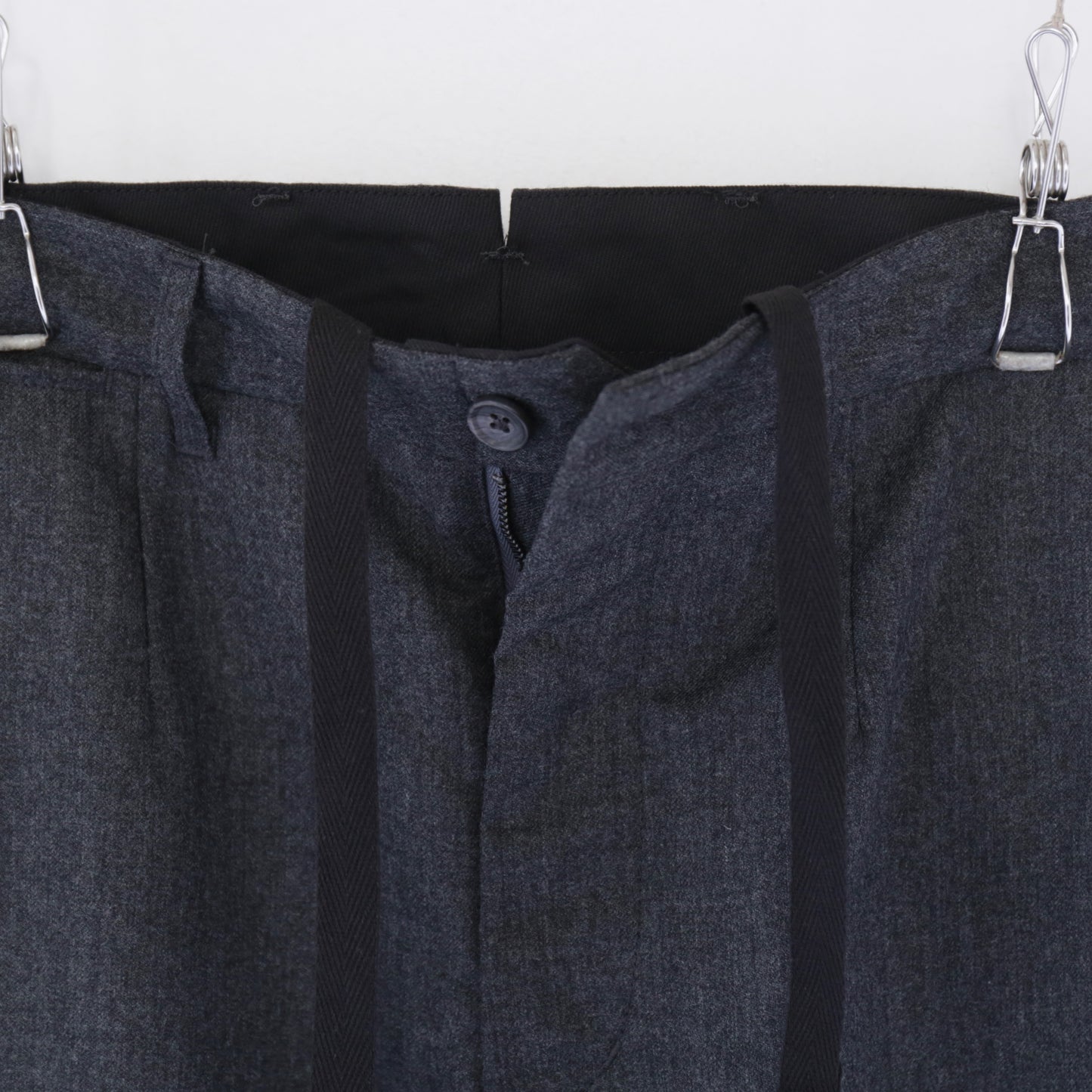 Andover Pant - Highcount Worsted Wool｜Charcoal