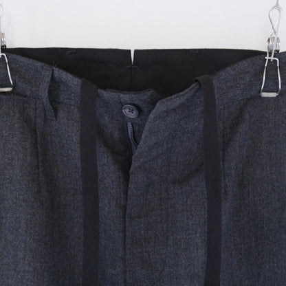 Andover Pant - Highcount Worsted Wool｜Charcoal