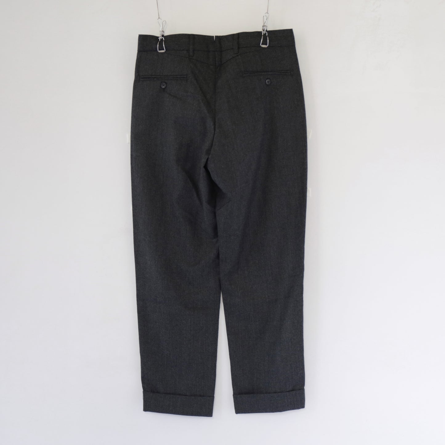 Andover Pant - Highcount Worsted Wool｜Charcoal