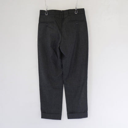 Andover Pant - Highcount Worsted Wool｜Charcoal