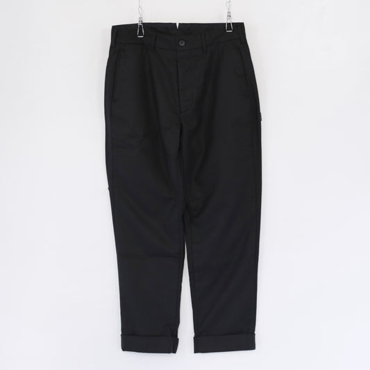 Andover Pant - Hight Count Worsted Wool｜Black