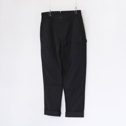 Andover Pant - Hight Count Worsted Wool｜Black