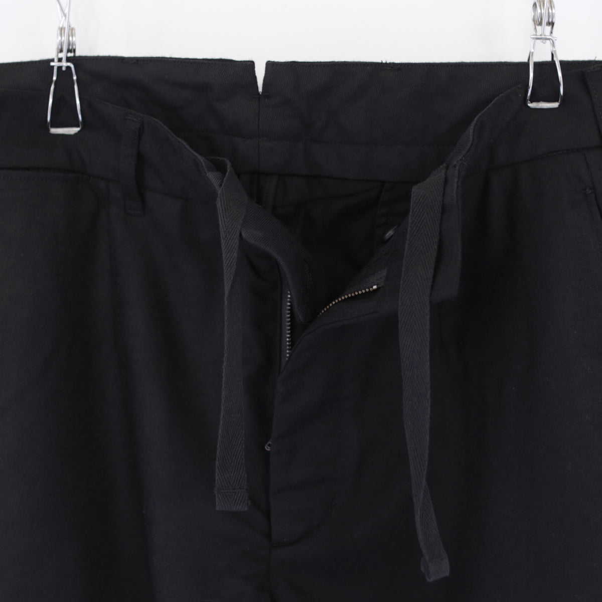 Andover Pant - Hight Count Worsted Wool｜Black