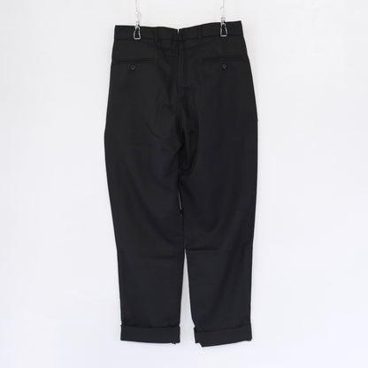 Andover Pant - Hight Count Worsted Wool｜Black