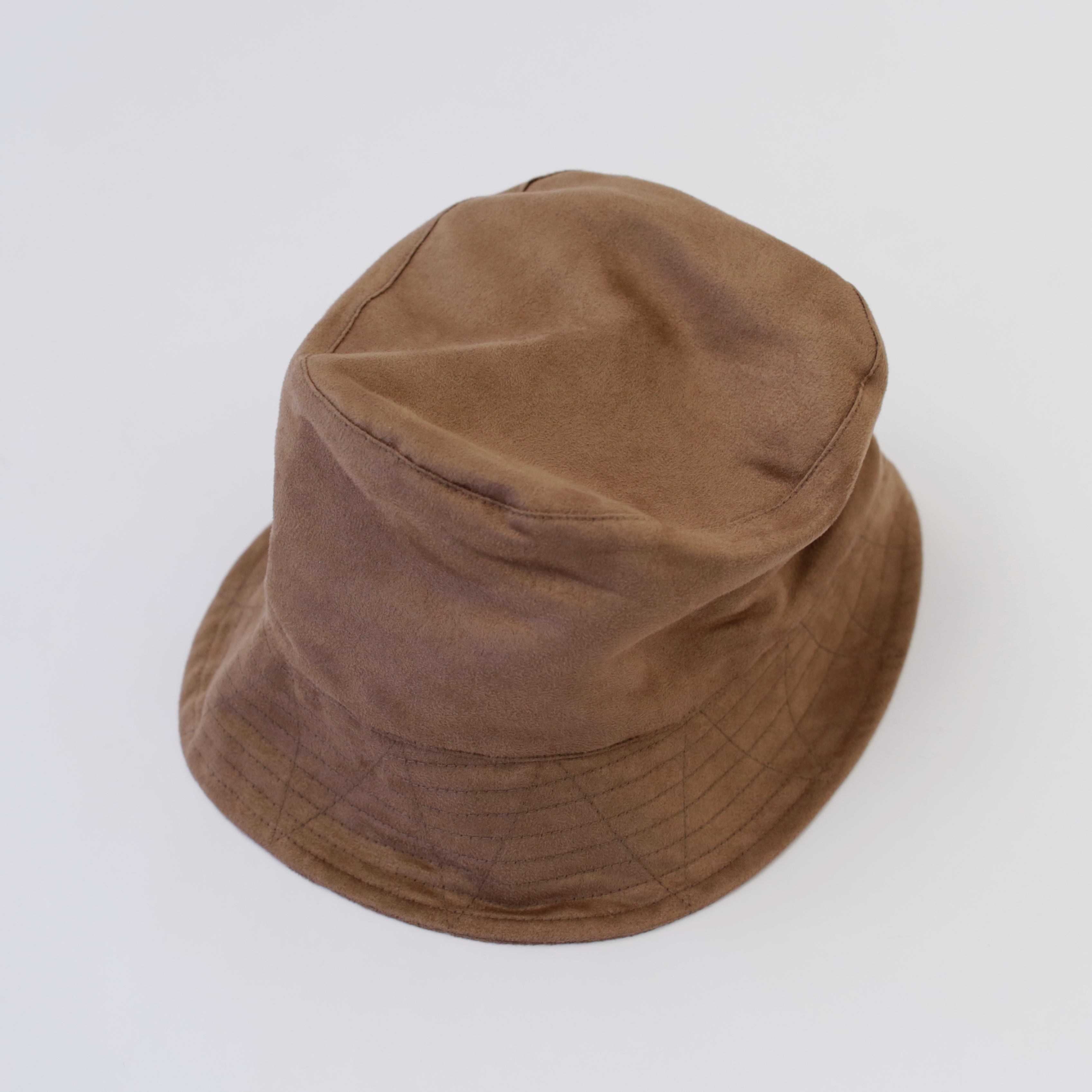 Bucket Hat - Polyester Fake Suede｜Khaki – everly