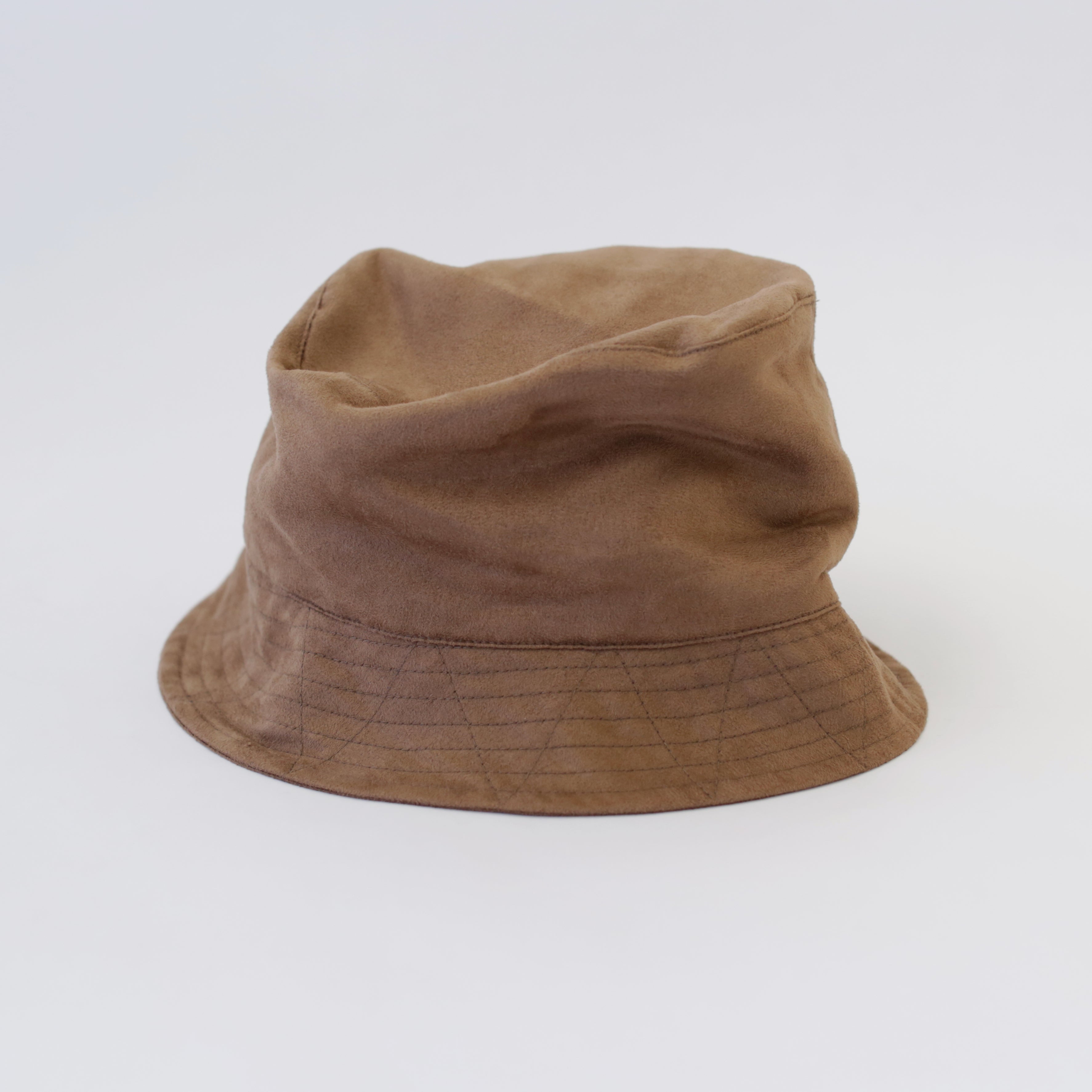 Bucket Hat - Polyester Fake Suede｜Khaki – everly
