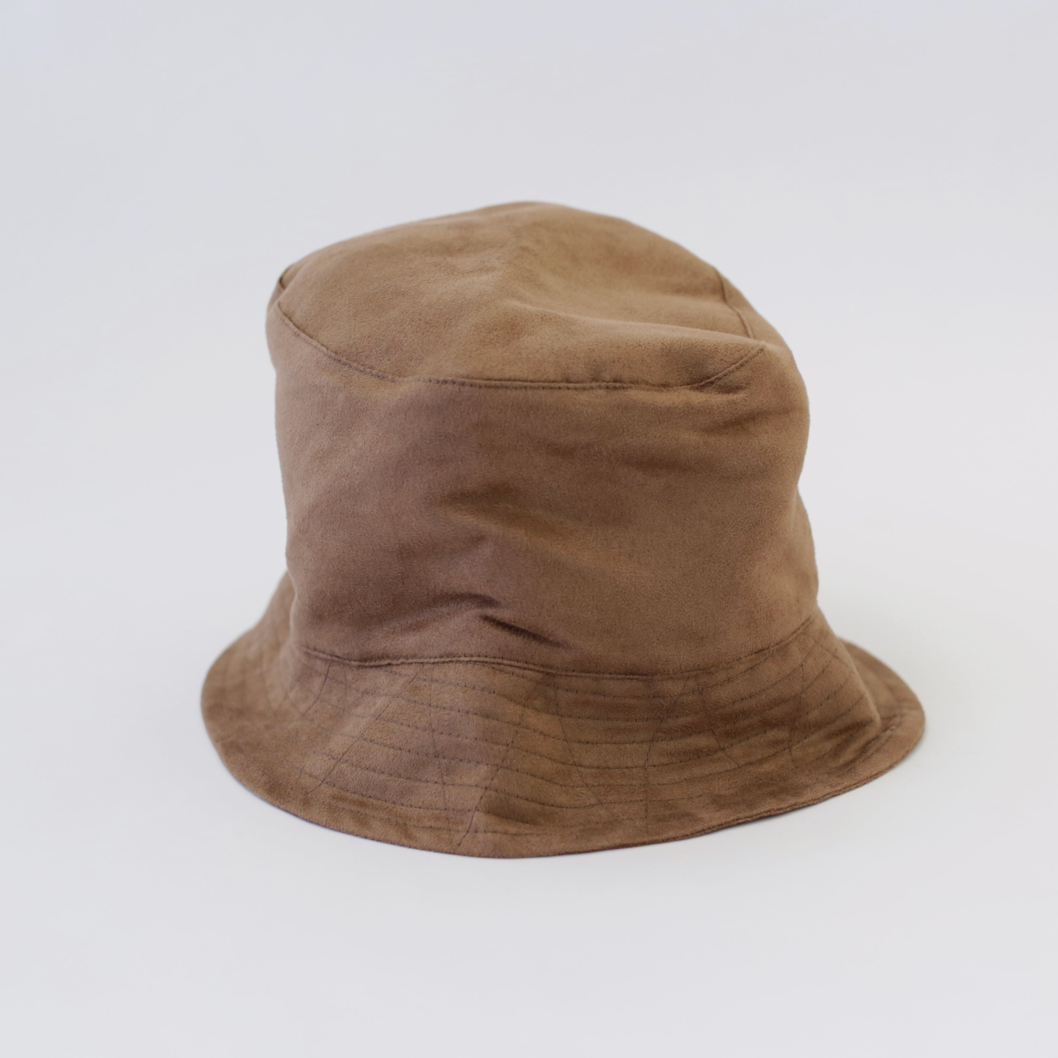 Bucket Hat - Polyester Fake Suede｜Khaki – everly
