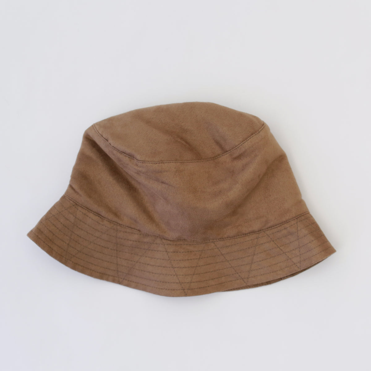 Bucket Hat - Polyester Fake Suede｜Khaki – everly