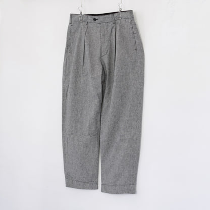 Carlyle Pant - CL Houndstooth｜Black/Grey