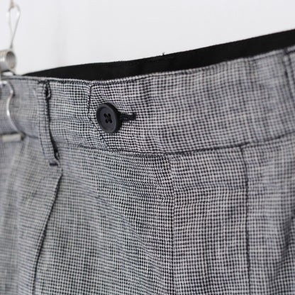 Carlyle Pant - CL Houndstooth｜Black/Grey
