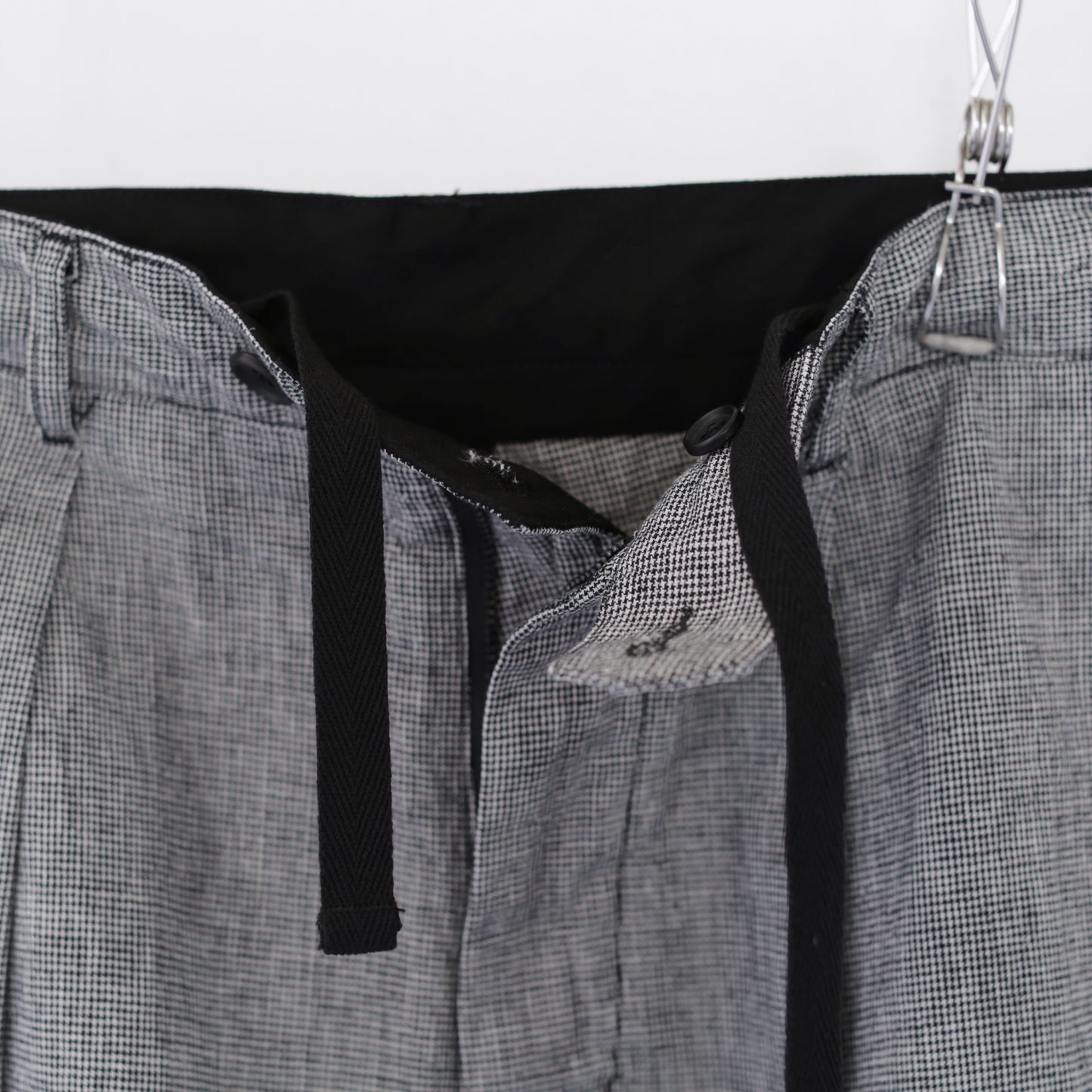 Carlyle Pant - CL Houndstooth｜Black/Grey