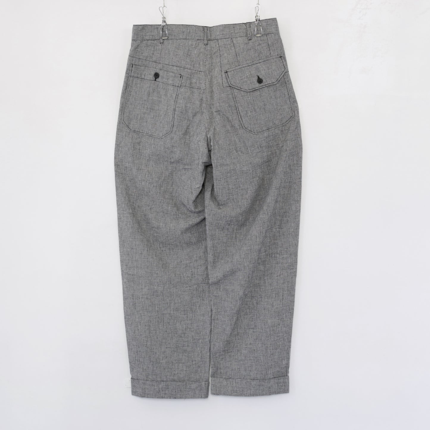 Carlyle Pant - CL Houndstooth｜Black/Grey