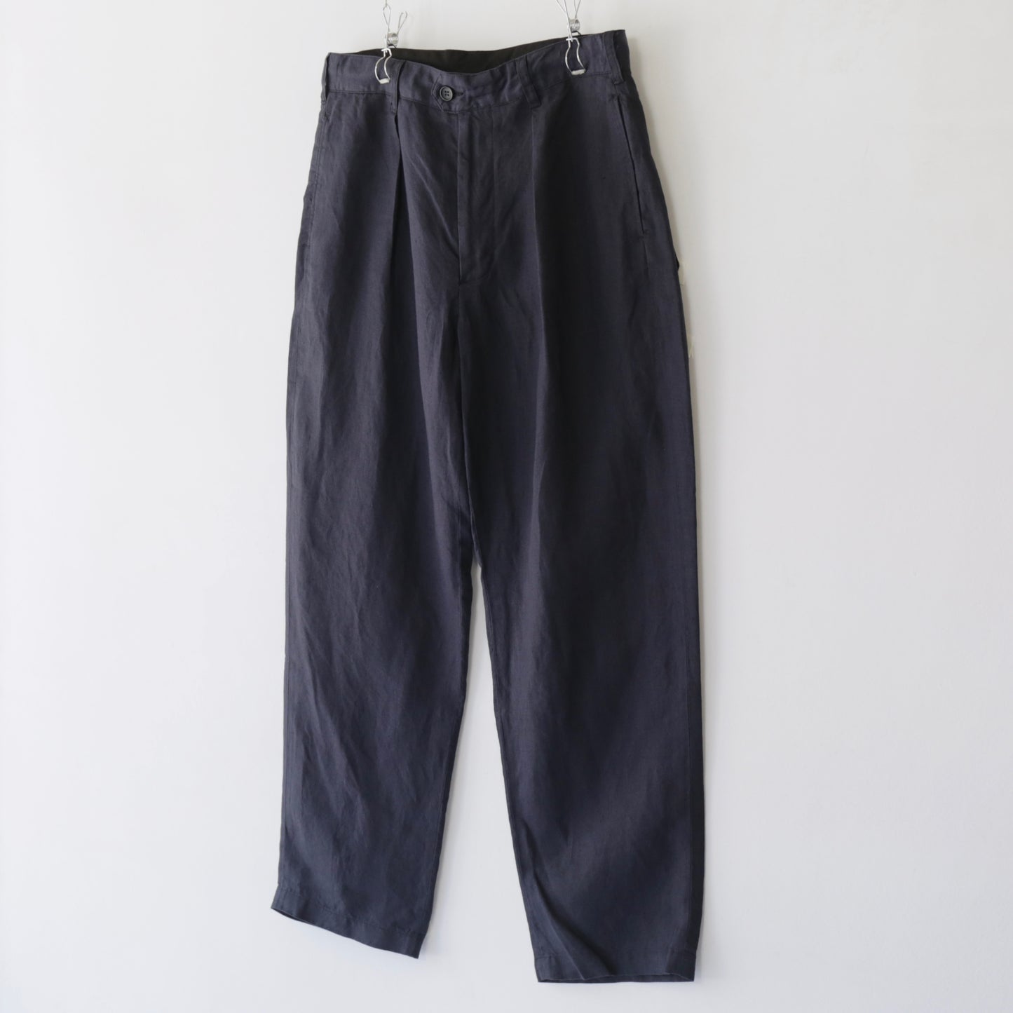Carlyle Pant - Linen Twill｜Navy