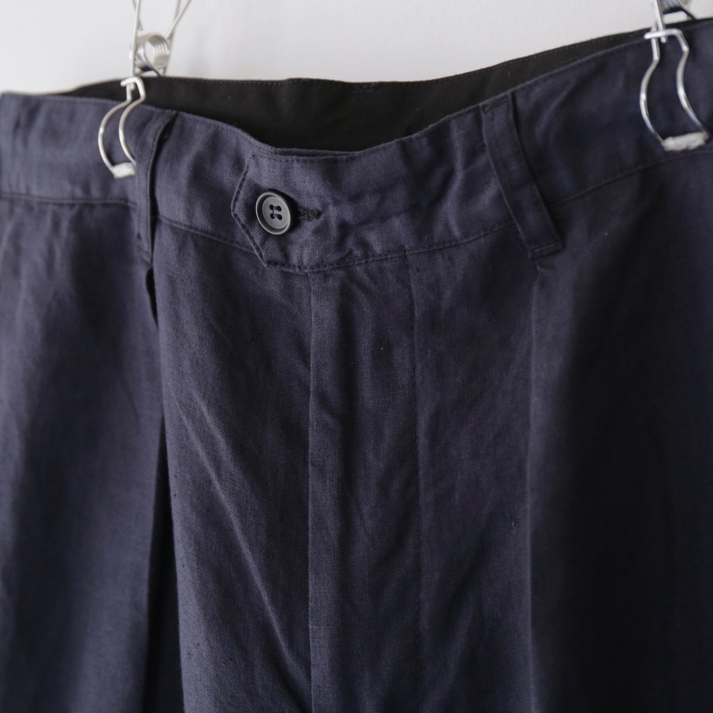 Carlyle Pant - Linen Twill｜Navy