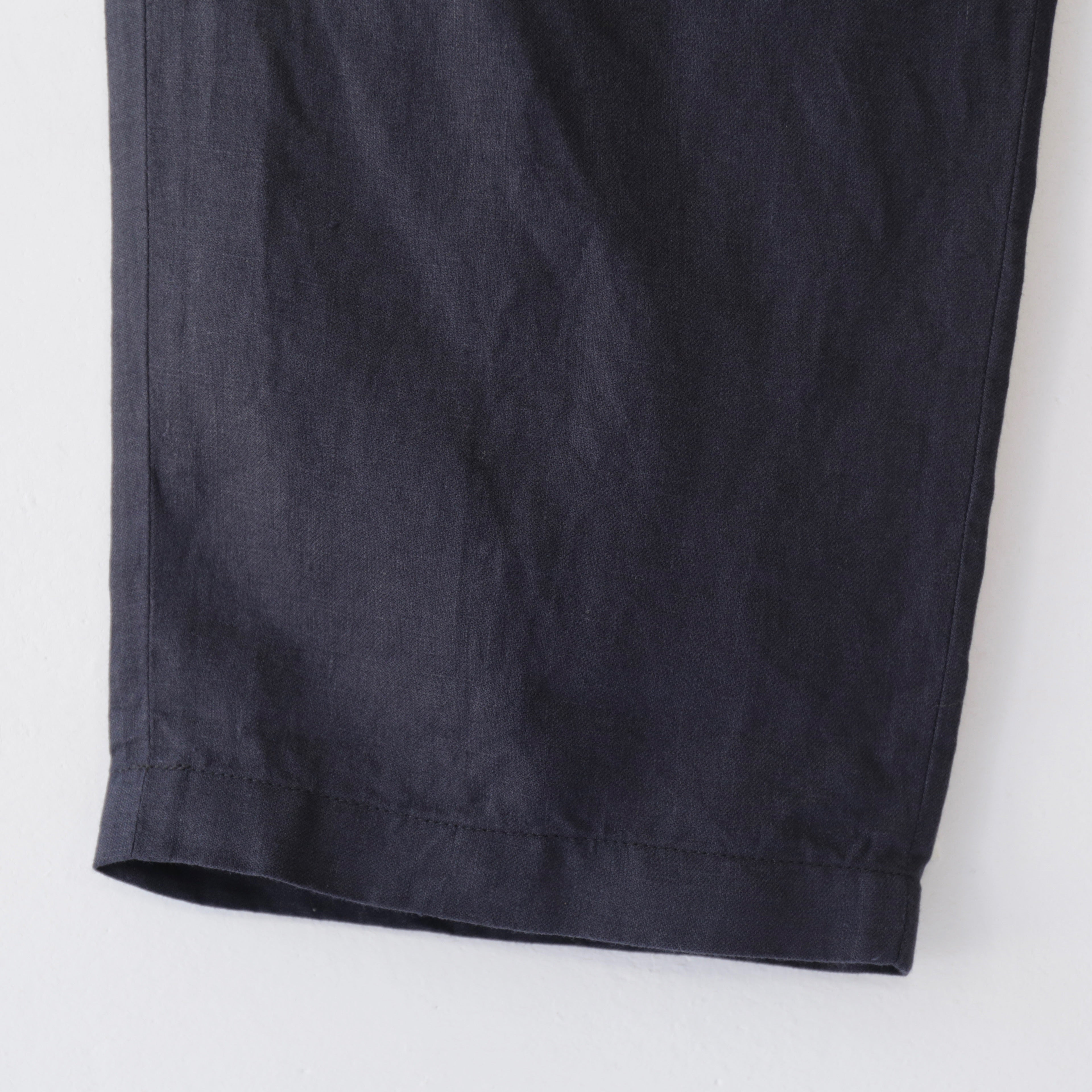 Carlyle Pant - Linen Twill｜Navy – everly