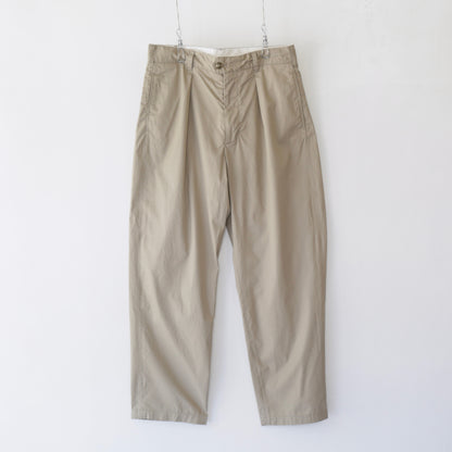 Carlyle pant - High Count Twill｜Khaki