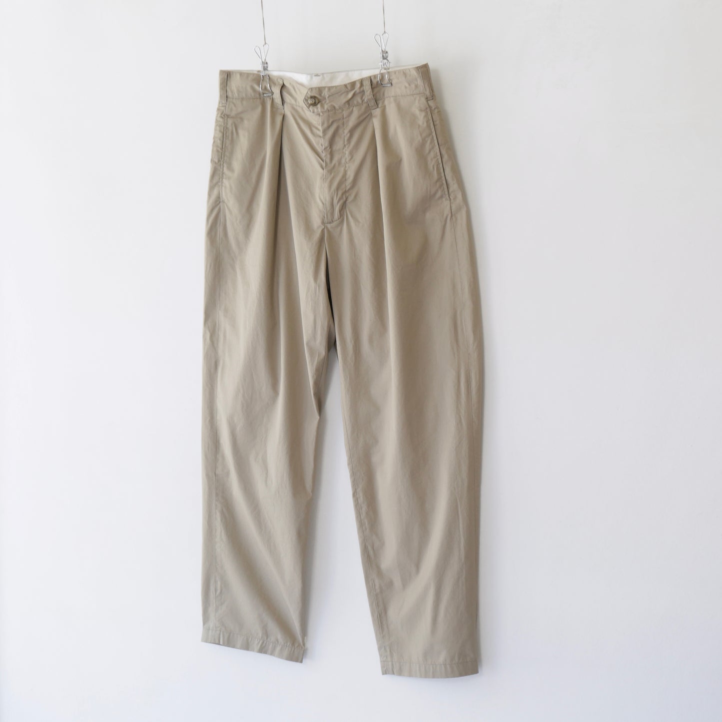 Carlyle pant - High Count Twill｜Khaki