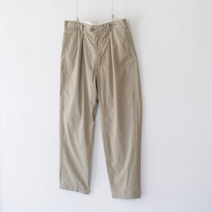 Carlyle pant - High Count Twill｜Khaki