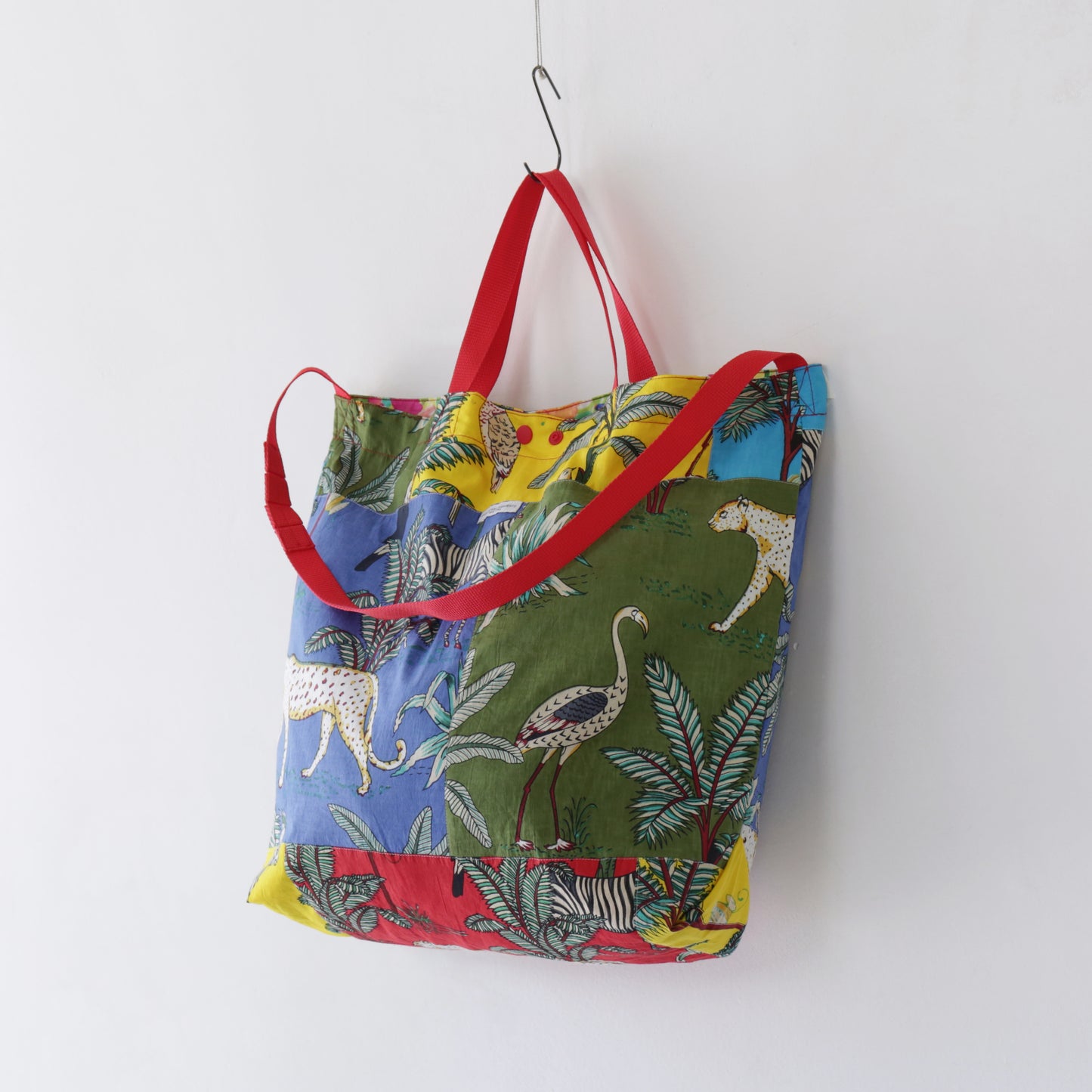 Carry All Tote - Animal Print Patchwork｜Multi Color