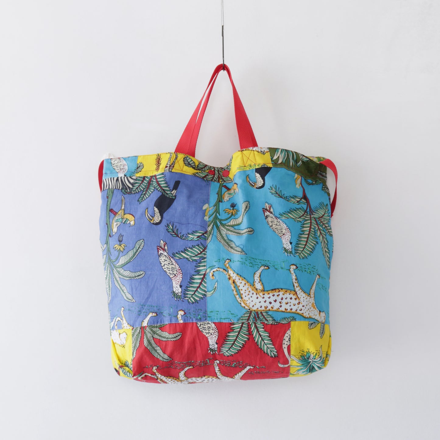 Carry All Tote - Animal Print Patchwork｜Multi Color