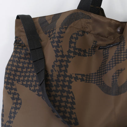 Carry All Tote - Animal Print Polyester Pilot Twill ｜Brown