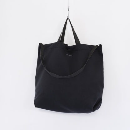 Carry All Tote - Polyester Fake Melton ｜Black