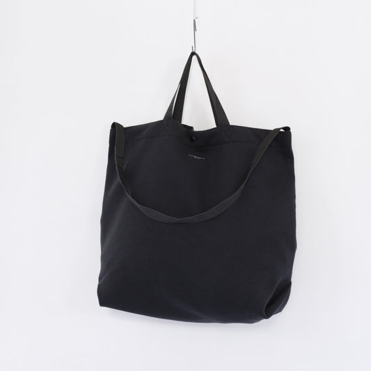 Carry All Tote - Polyester Fake Melton ｜Black