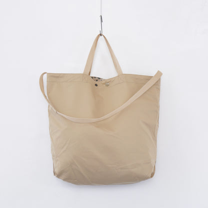 Carry All Tote Reversible - Polyester Leopard Print｜Brown