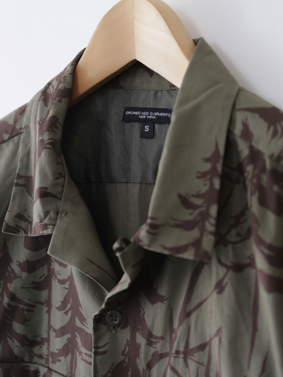 Classic Shirt - Forest Print French Twill