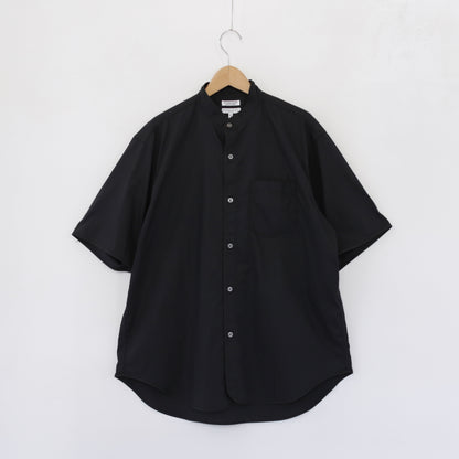 Copley Shirt - Cotton Dobby Small Foulard｜Black
