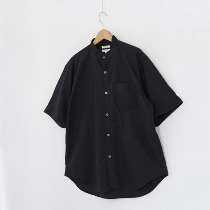 Copley Shirt - Cotton Dobby Small Foulard｜Black