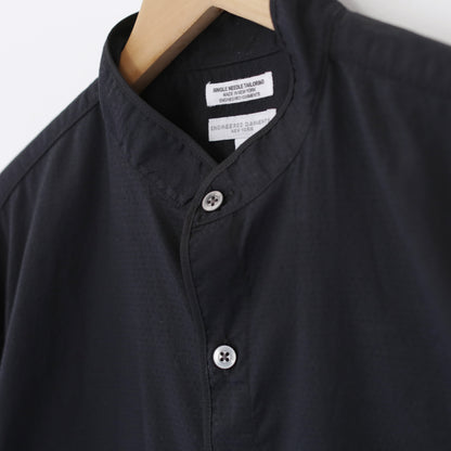 Copley Shirt - Cotton Dobby Small Foulard｜Black