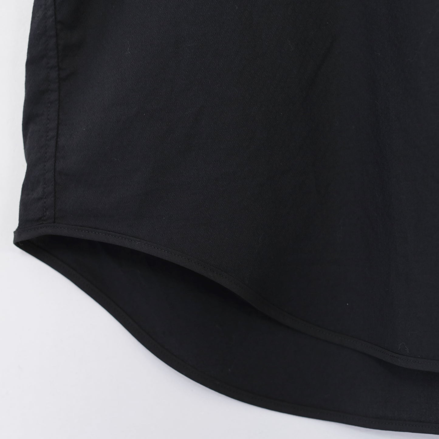 Copley Shirt - Cotton Dobby Small Foulard｜Black