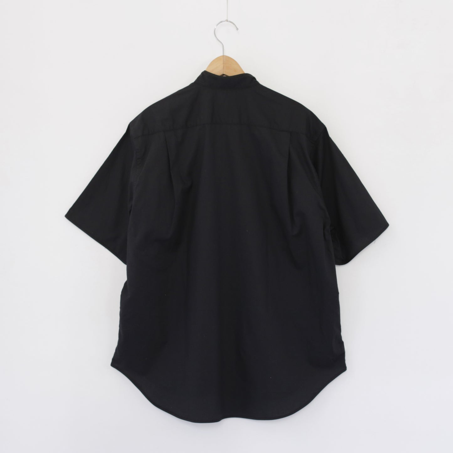 Copley Shirt - Cotton Dobby Small Foulard｜Black