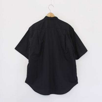 Copley Shirt - Cotton Dobby Small Foulard｜Black