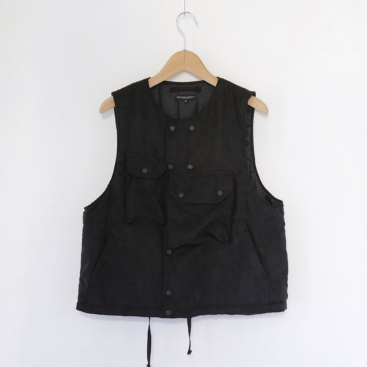 Cover Vest - Polyester Lt.Weight Fake Suede｜Black