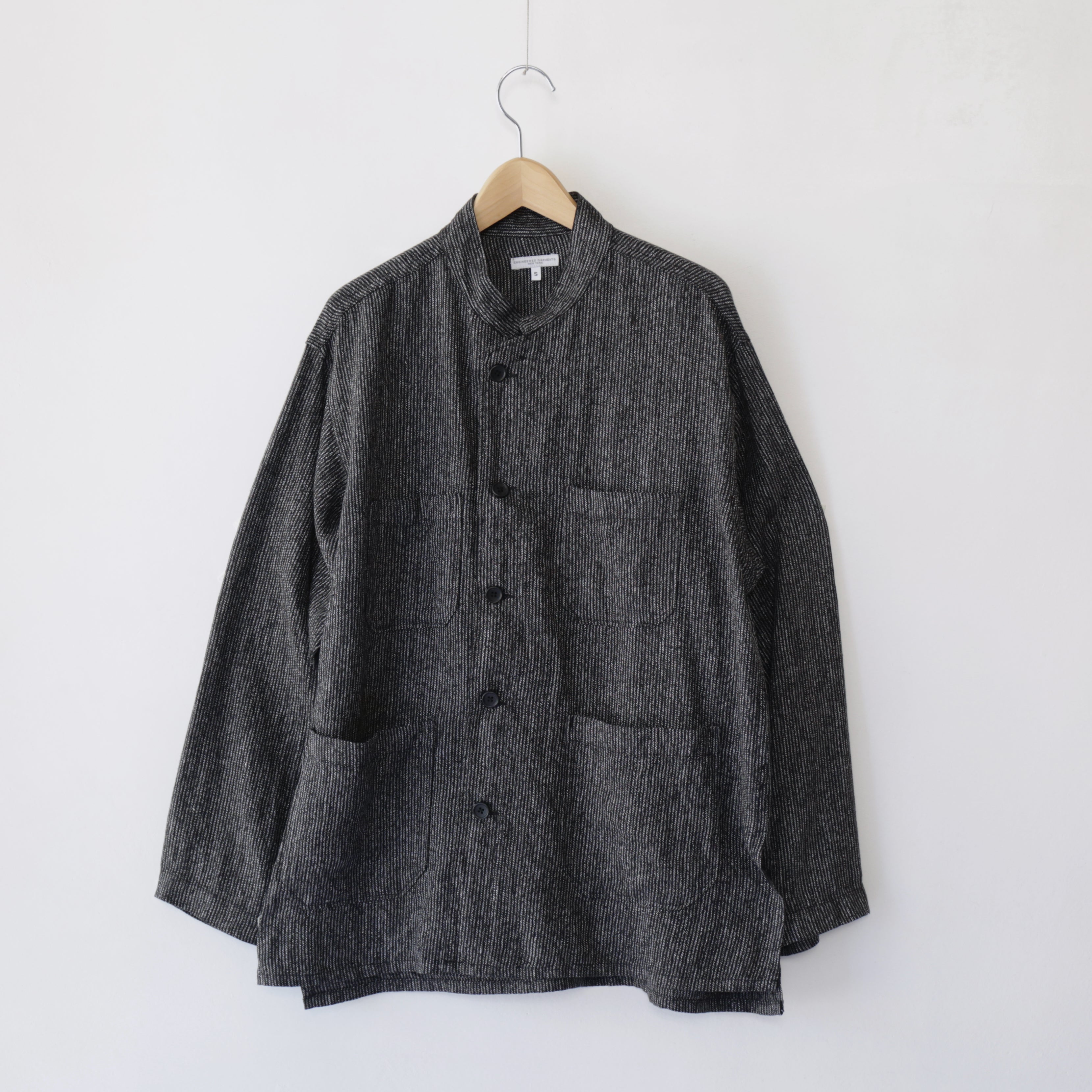 ジャケット・アウター Dayton shirt - Linen stripe Dayton-shirt-Linen-stripe-1.