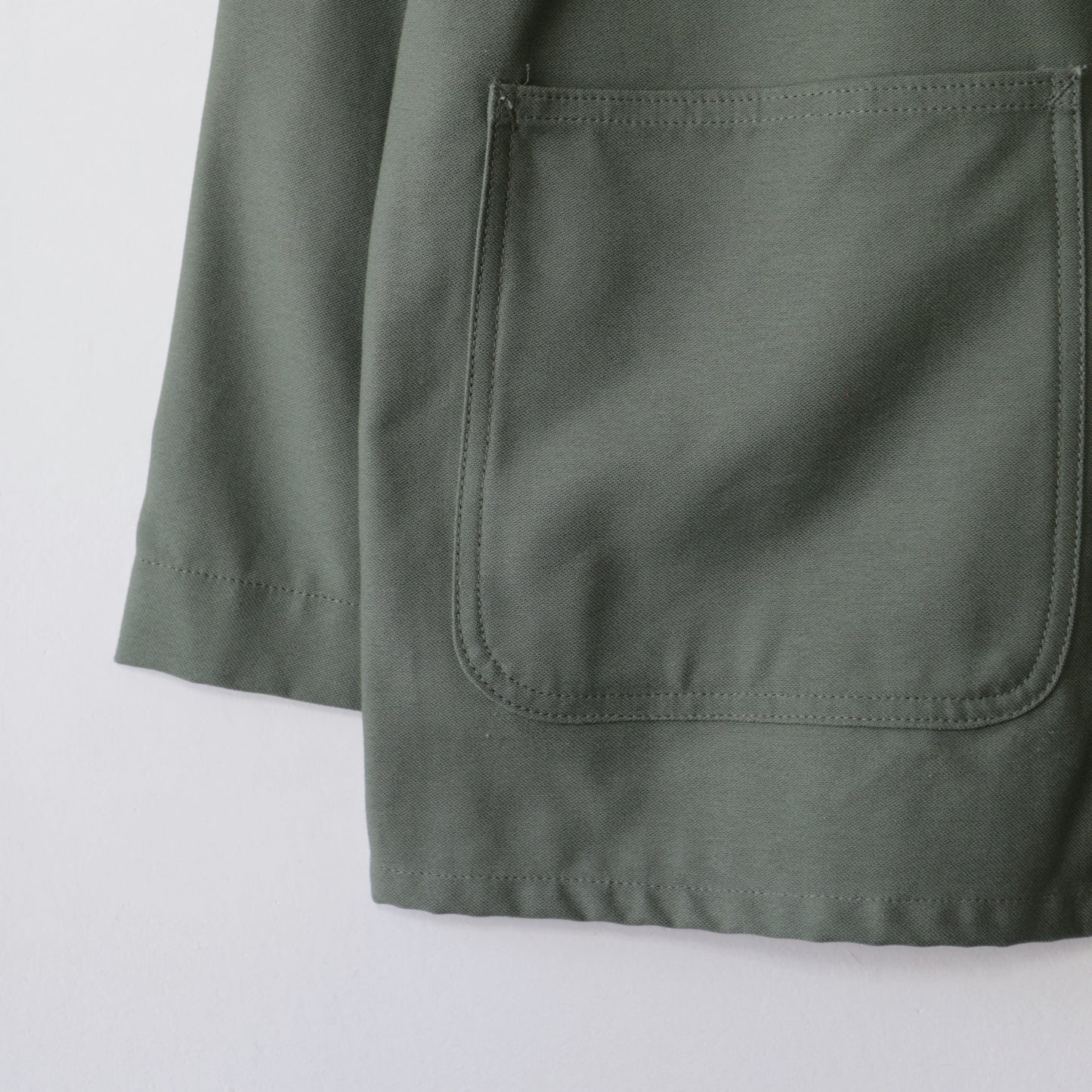 Engineer Jacket - Cotton reversed sateen｜Olive