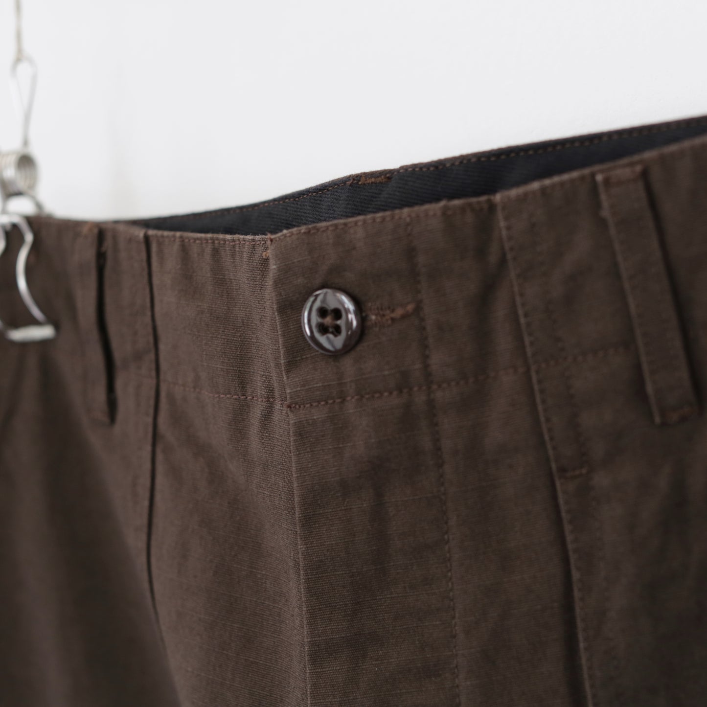 Fatige Pant - Heavy Weight Cotton Ripstop｜Dk.Brown